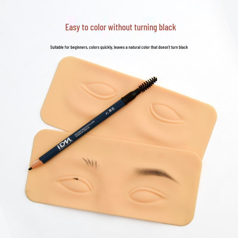 Beginner Microblading Silicone Practice Block for 3D Eyebrow & Eyelid Tattoo Training