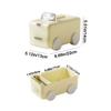 Rectangle Tissue Box Plastic Phone Holder Multifunctional Car-Shaped Tissue Holder  Bedroom