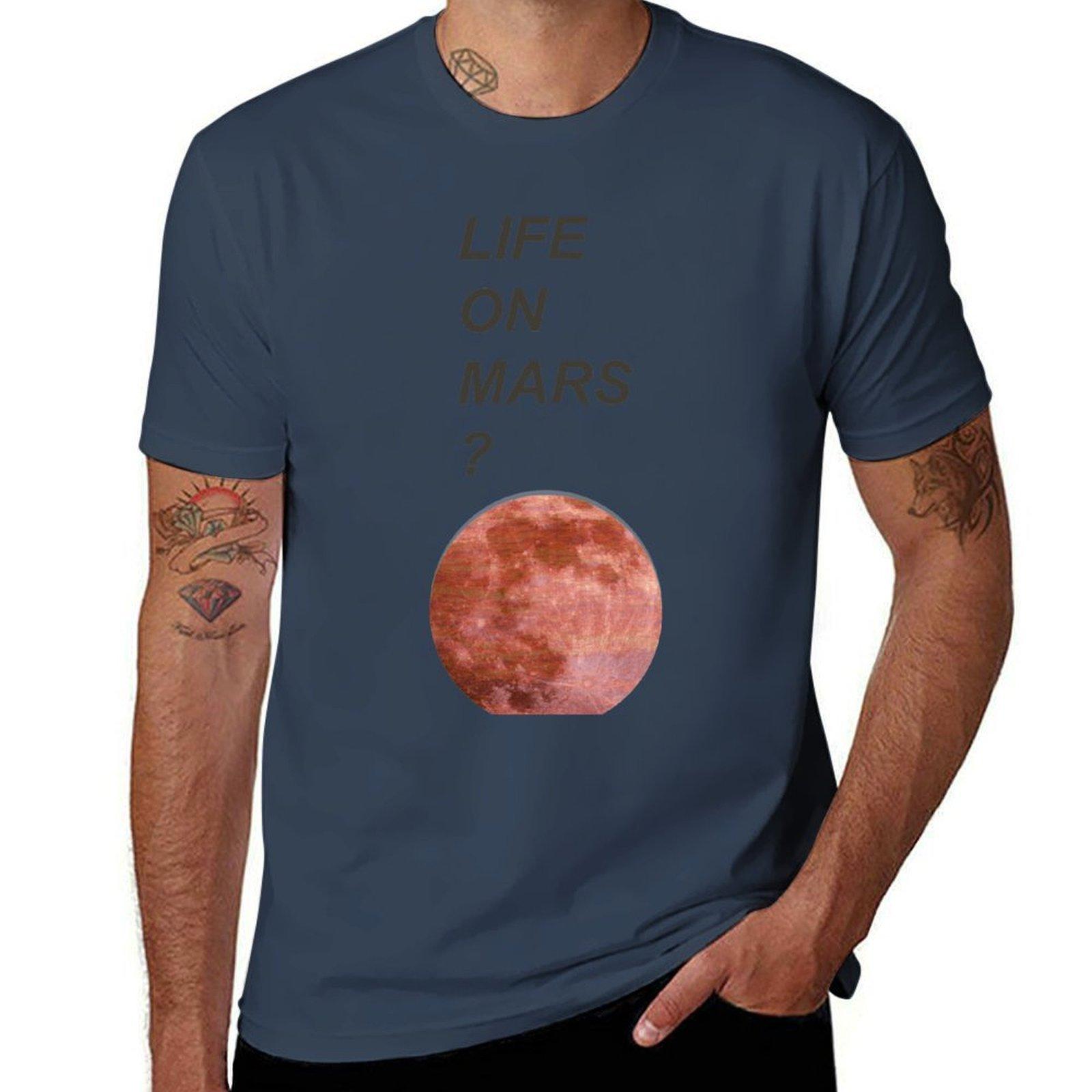 Life On Mars Tshirt Plus Size Basic Cotton Tshirt S