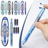 Push-Type Retractable Fountain Pen Timeless Ds7158 Pilot Pen with Small Compartment Technology Inkless Writing Practice