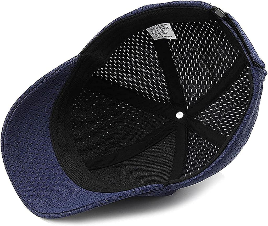 HABERY Full Mesh Short Brim Baseball Sun Solid Outdoor Stylish Cap Cap, Hat, Color, Breathable, Men's, Sports, Walking, Umpire, Baseball, Running,