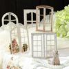 10 Sheets Vintage Hollow Door Window Sticker Diy Diary Decoration Plant Flower INS Sticker Album Scrapbooking Kawaii Stationery