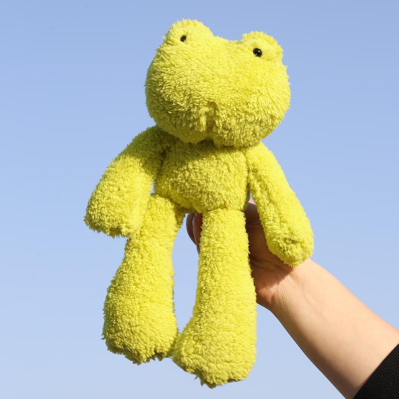 Poupées en Peluche de Dessins Animés Populaires - Ours en Peluche Jambes Longues Grosse Tête, Cochon Rose, Chat, Canard Jaune - Idéal pour Cadeaux et Machines à Pinces