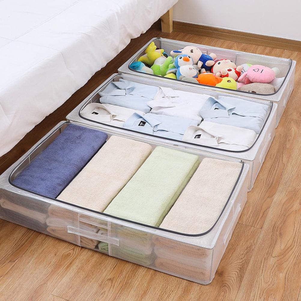 Vliesstoff Unterbett Aufbewahrungstasche Steppdecke Decke Kleidung Aufbewahrungsbehälter Box Faltbarer Organizer Kleiderbehälter