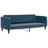Vidaxl Sofa with Sleeping Function, Blue, 80X200 Cm, Upholstered In Velvet