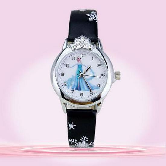 Girls' Ice Snow Cartoon Electronic Watch, Toddler To Primary School Student