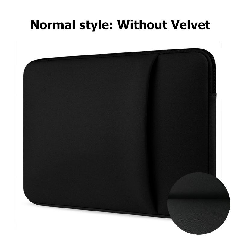 Laptop Bag Sleeve Case Cover Soft Notebook Pouch For Macbook Air Pro Huawei Xiaomi Lenovo HP Dell Asus 11 12 13 14 15 15.6 Inch