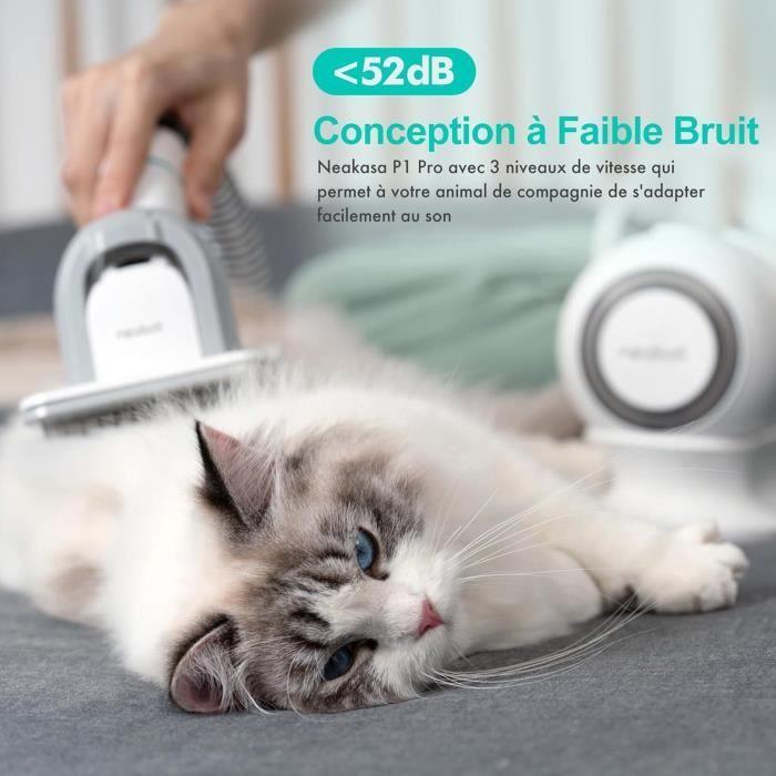 Aspirateur et tondeuse pour animaux - neakasa - p1 pro - 13000 pa - 52db silencieux - 5 outils de toilettage