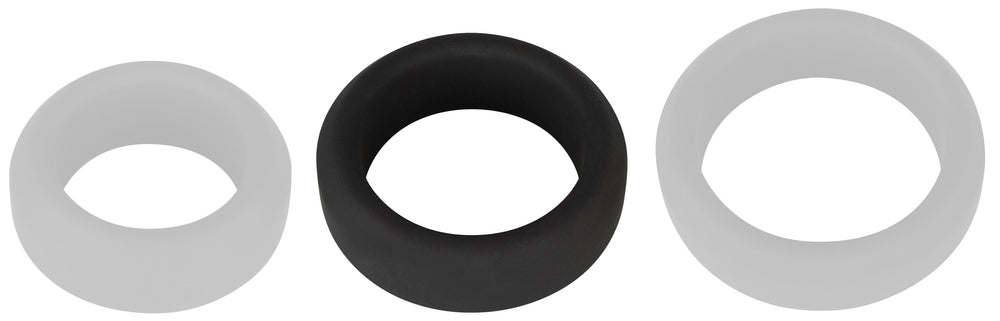 Cockring Velvet Ring M Noir 32mm - Black Velvets - Cockrings Flexibles