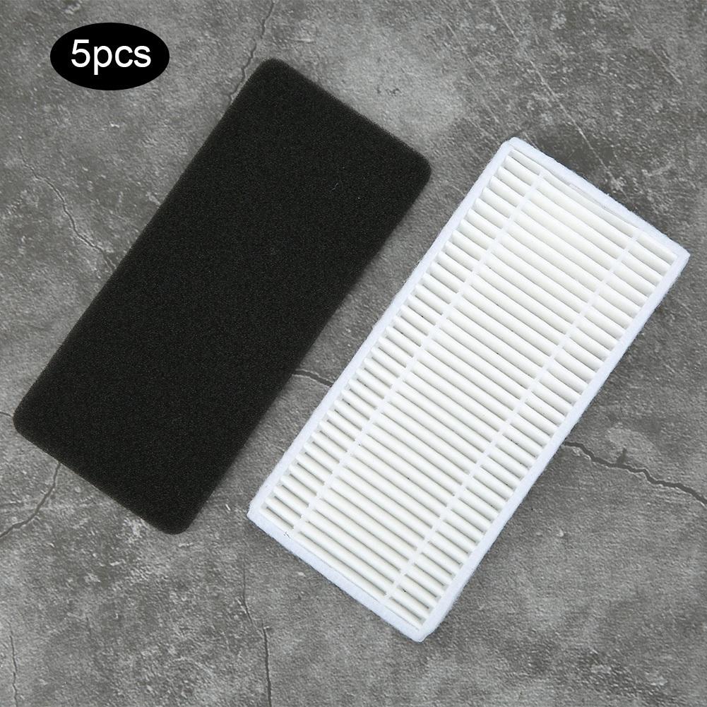 5pcs Filter Replacement Parts Fit for Deebot N79 N79S Robotic Vacuum Cleaner Accessories