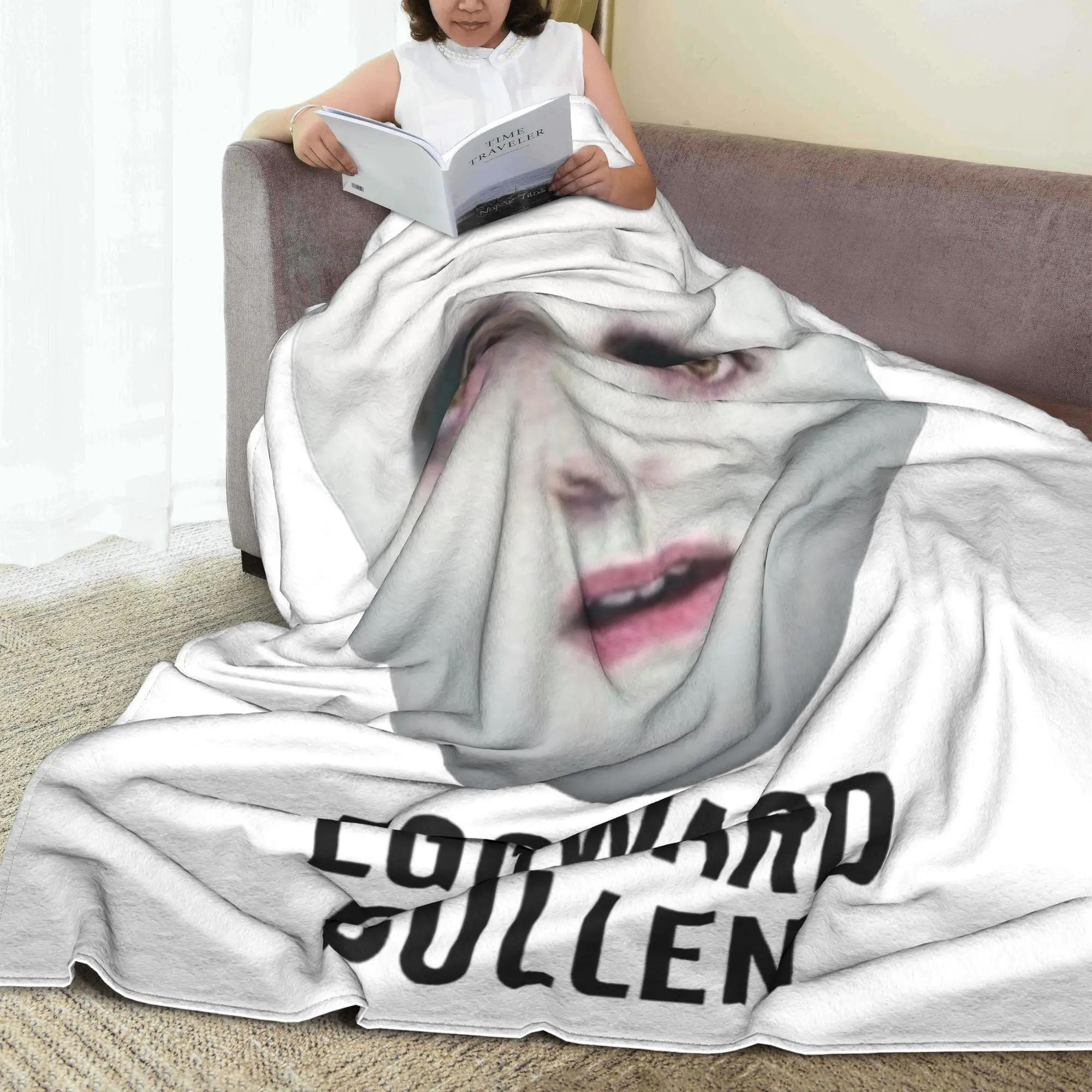 Annier Unisex T-Wili-Ght Eggward Meme Blanket Fleece Decoration Portable Lightweight Throw Blankets For Home Office Bedspread