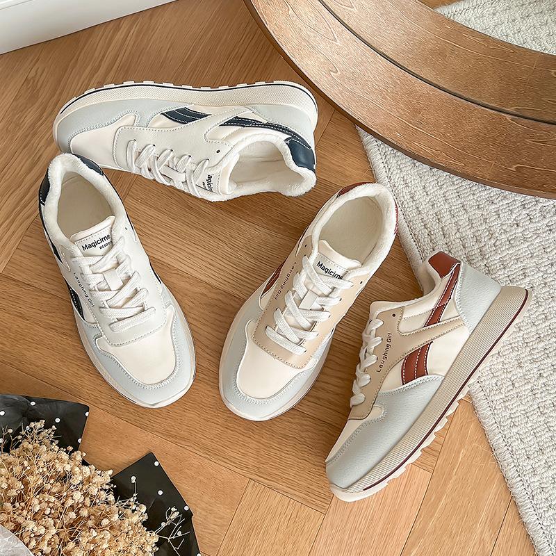 Augustine Sports and Leisure Platform Dad Shoes 2025 Autumn and Winter New Fashion Velvet Forrest Gump Shoes Women's Ins Tide