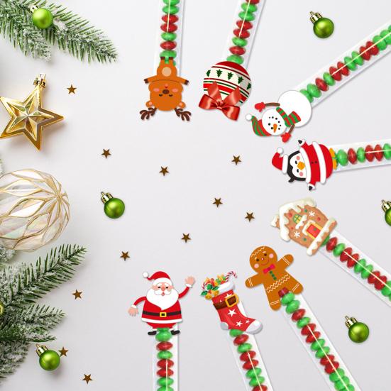 Self Sealing Cellophane Bags Clear Christmas Candy Bags Pretzel Rods Individual Bags for Packaging Party Favors Candy Treat Popsicle Cookies