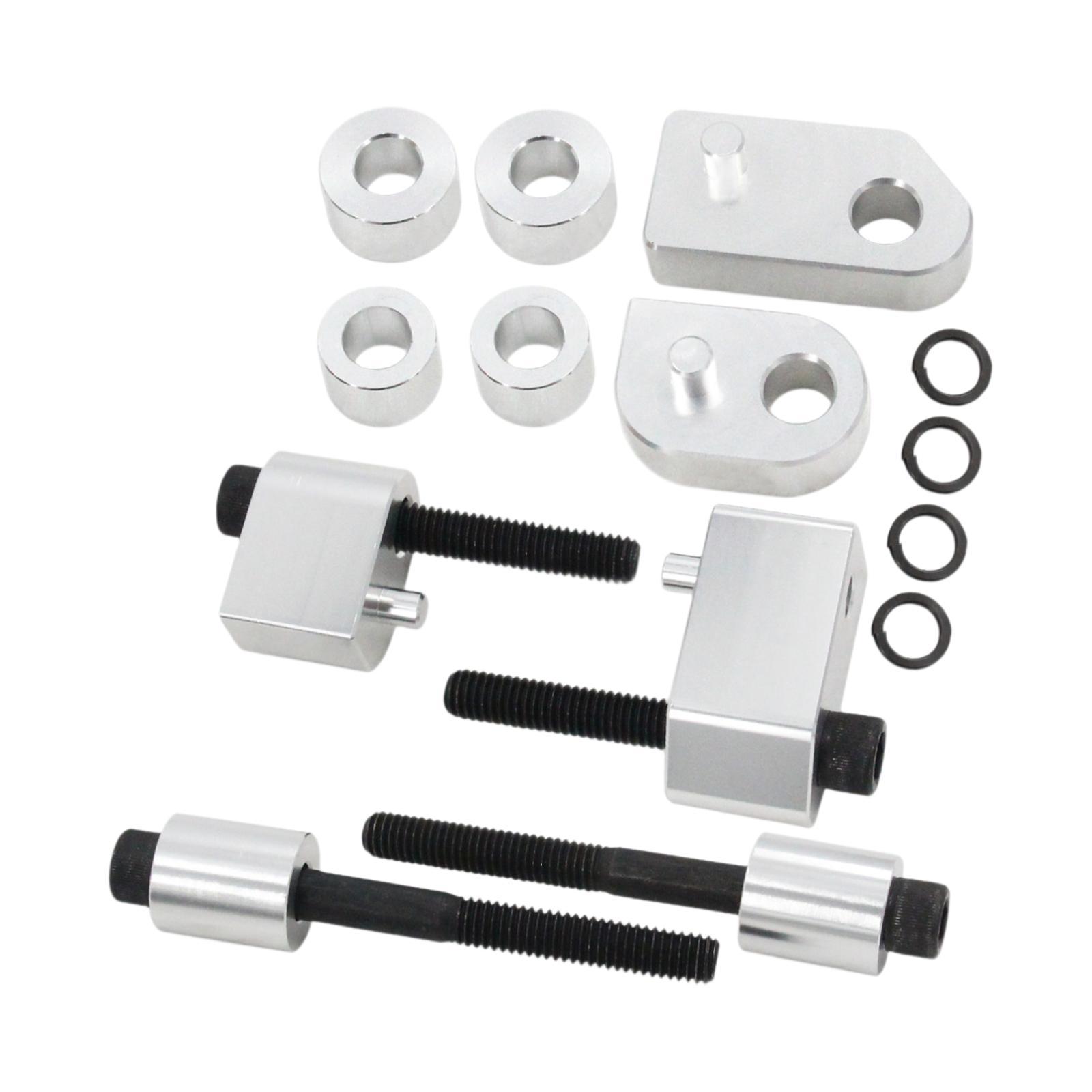 

Driver Floorboard Extensions Kit Replace for fl Trikes 2009-2013 Glide серебряный
