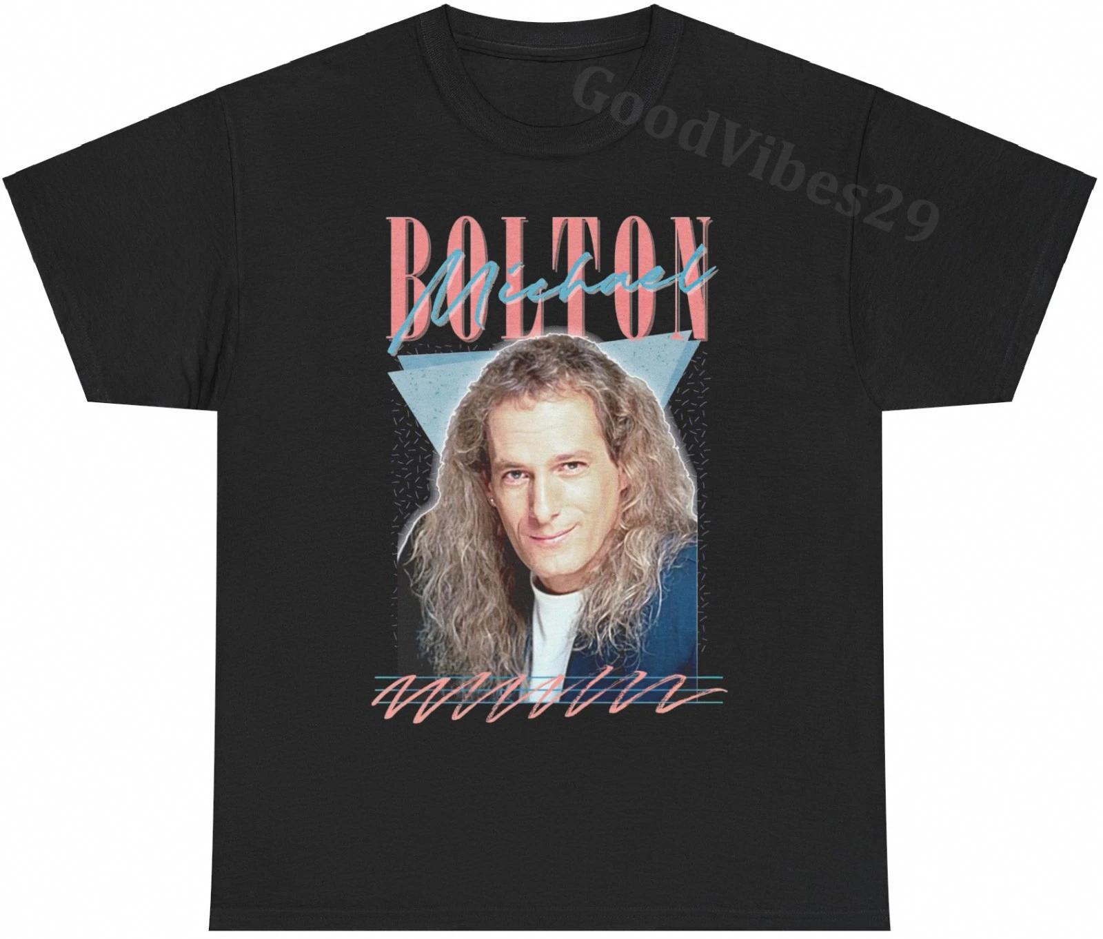 Michael Bolton Vintage Rock Music Band Retro T-Shirt S-5XL Men Women Unisex XL