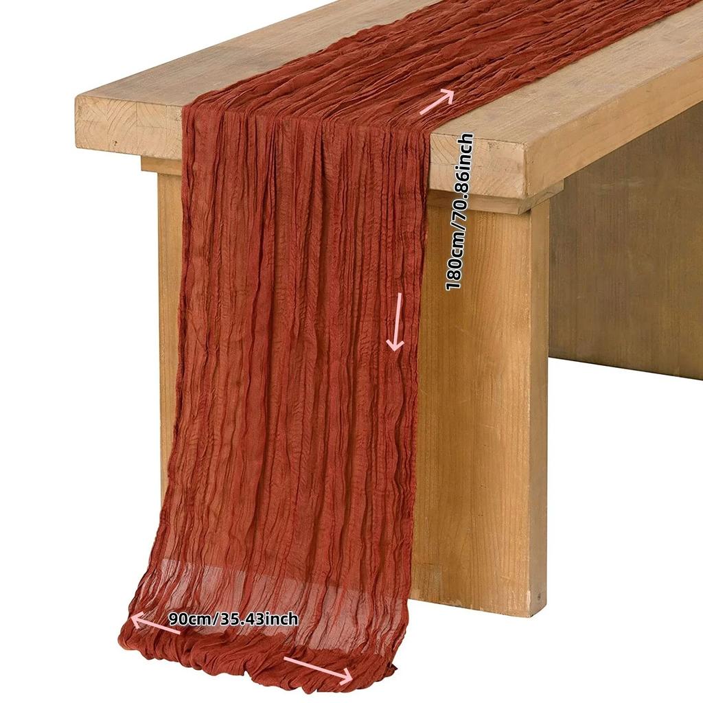 Bohemia Style Polyester Fibre Table Cloth Translucency Light Luxury Sense of Advanced Desktop Decoration Table Cloth for Indoor