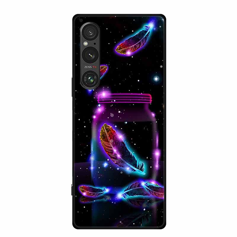Etui na Sony Xperia 1 VI, luksusowe, miękkie silikonowe etui z TPU na tył telefonu Sony Xperia 1 VI 5G, urocze, odporne na wstrząsy, z motywem kwiatów i kreskówek