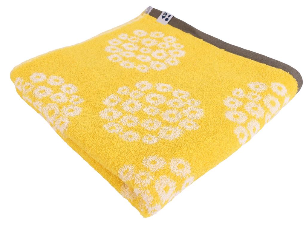Kosugizen Onnela Pieni Mini Bath Yippee 50 X 100 (Onnelapieni) Towel, Yellow, Cm, Reversible, Compact, AMON-5603-1YE