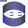 For Kawasaki Ninja650 Ninja 650 Motorcycle 17 Inch Front And Rear Wheel Hub Sticker Decal Waterproof Reflective Rim Stickers