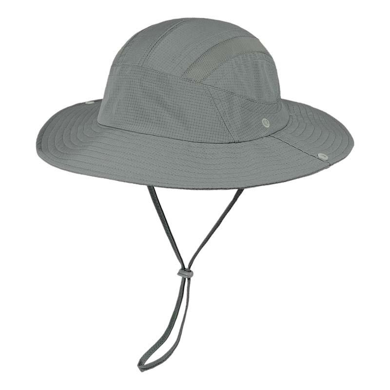 Summer fishing hat men's quick-drying breathable anti-ultraviolet eaves sunshade bucket hat women's foldable sunscreen hat
