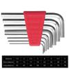 Short Arm Wrench Set Power Tool Accessory DIY Wrench Kit Metric Hex Wrench Set Tight Space Access 8 Different Sizes