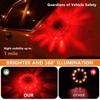 USB Rechargeable Warning Light LED Road Flares Emergency Lights Roadside Safety Beacon Disc Flashing Magnetic Beacon