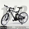 1:8 Model Alloy Bicycle Diecast Shock-Absorbing Mountain Finger Mini Bike Simulation Metal Bicycle Collection Gifts Boys Toys