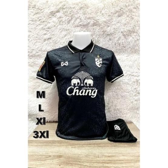 THAILAND National Football Soccer Vintage Shirt Polo Unisex Men Women Training JERSEY Print Quick Dry Short Sleeve Uniform Elephant Flag Badge Logo