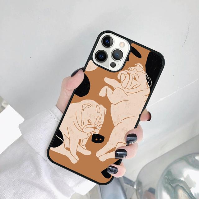British English Bulldog Phone Case Cover For iPhone 17 Air 16 15 14 SE 2020 11 12 13 Pro MAX Plus