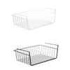 Under Shelf Basket Space Saving Hanging Shelf Iron Wire Basket Under Cabinet Shelf Basket Organizer 