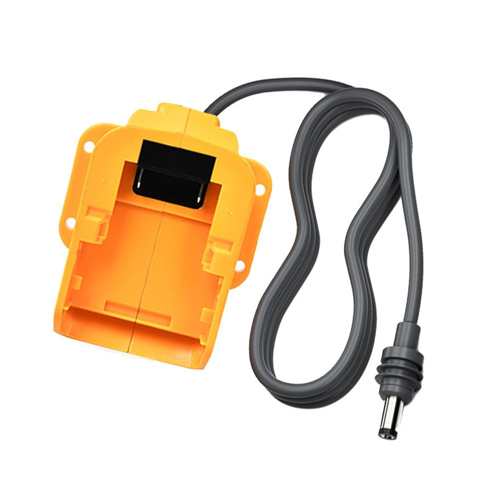 Battery Adapter Converter Versatile 18-20V Battery Adapter Converter Socket Interface External Car Charger 80x65mm For Dewalt