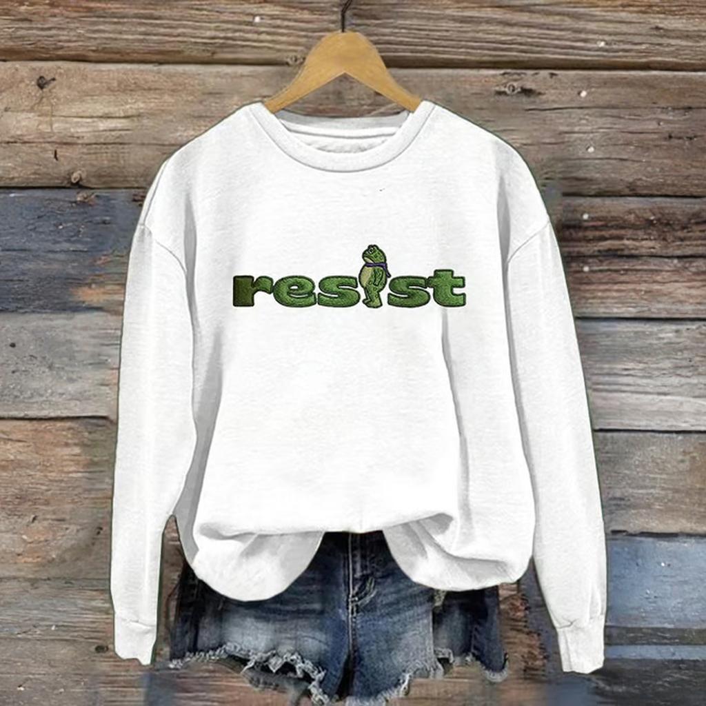 Women's Fashion Daily Versatile Casual Sweatshirts Long Sleeve Round Neck Top Sweatshirts