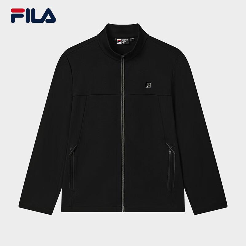 Fila Men's Knit Long-Sleeve Stand-Collar Jacket