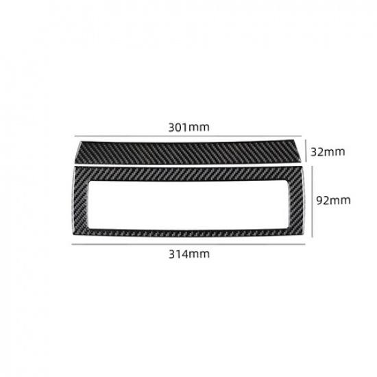 Carbon Fiber Center Air Vent Outlet Cover Trim For BMW 6Series E63 E64 2004-2010