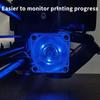 3D Printer Cooling Fan Accessories LED Wear Resistant Easy To Use Parts for Professional