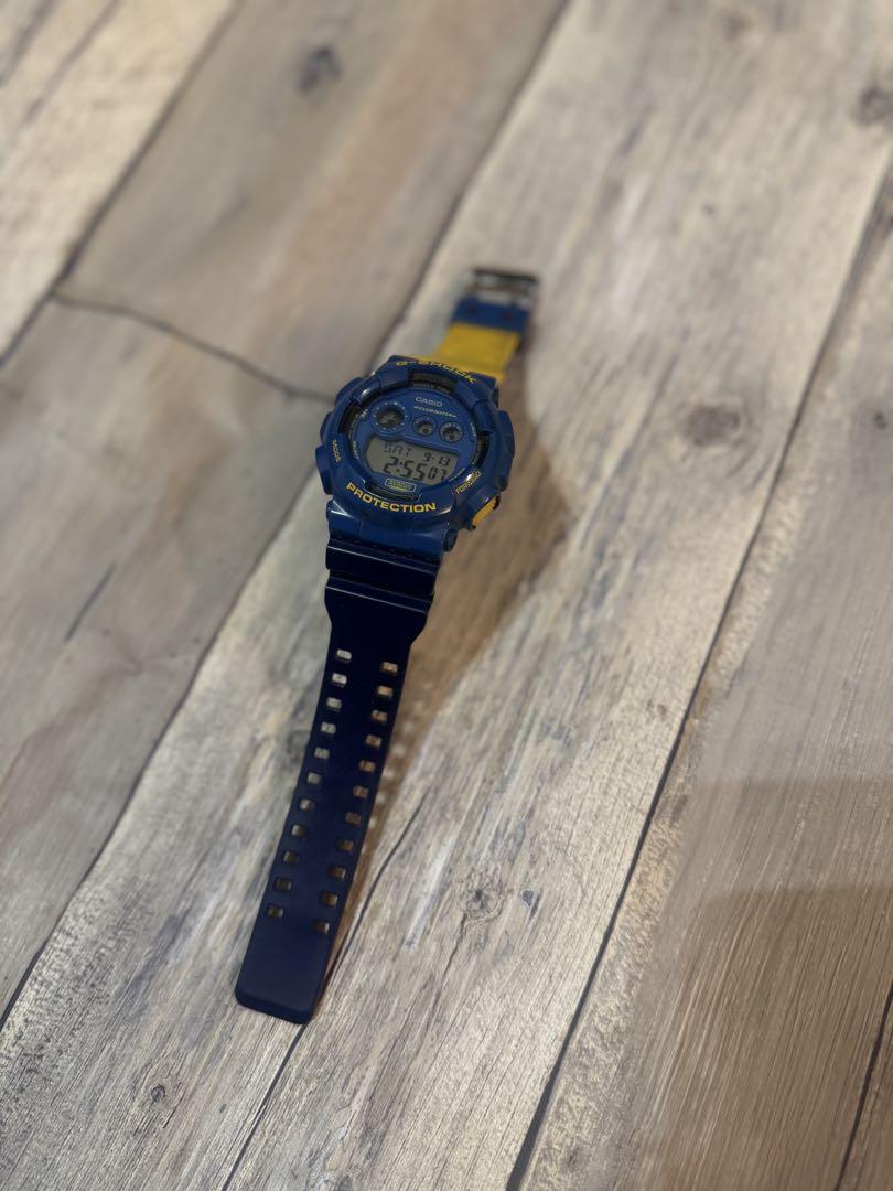 

[USED] CASIO G-SHOCK GD-120NC-2JF Overseas Model Blue x Yellow