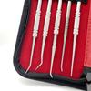 10PCS Wax Carving Tool Set Stainless Steel Dental Instrument Versatile Kit Dental Lab Equipment Dental Tool Set With PU Holder