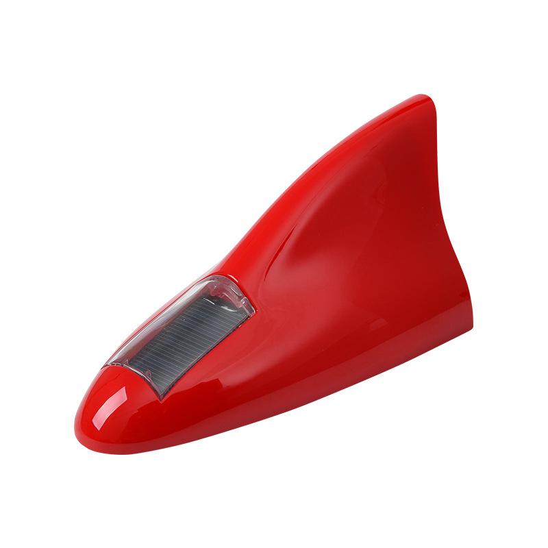 Remote-Control LED Solar Shark Fin Antenna for Car Decoration