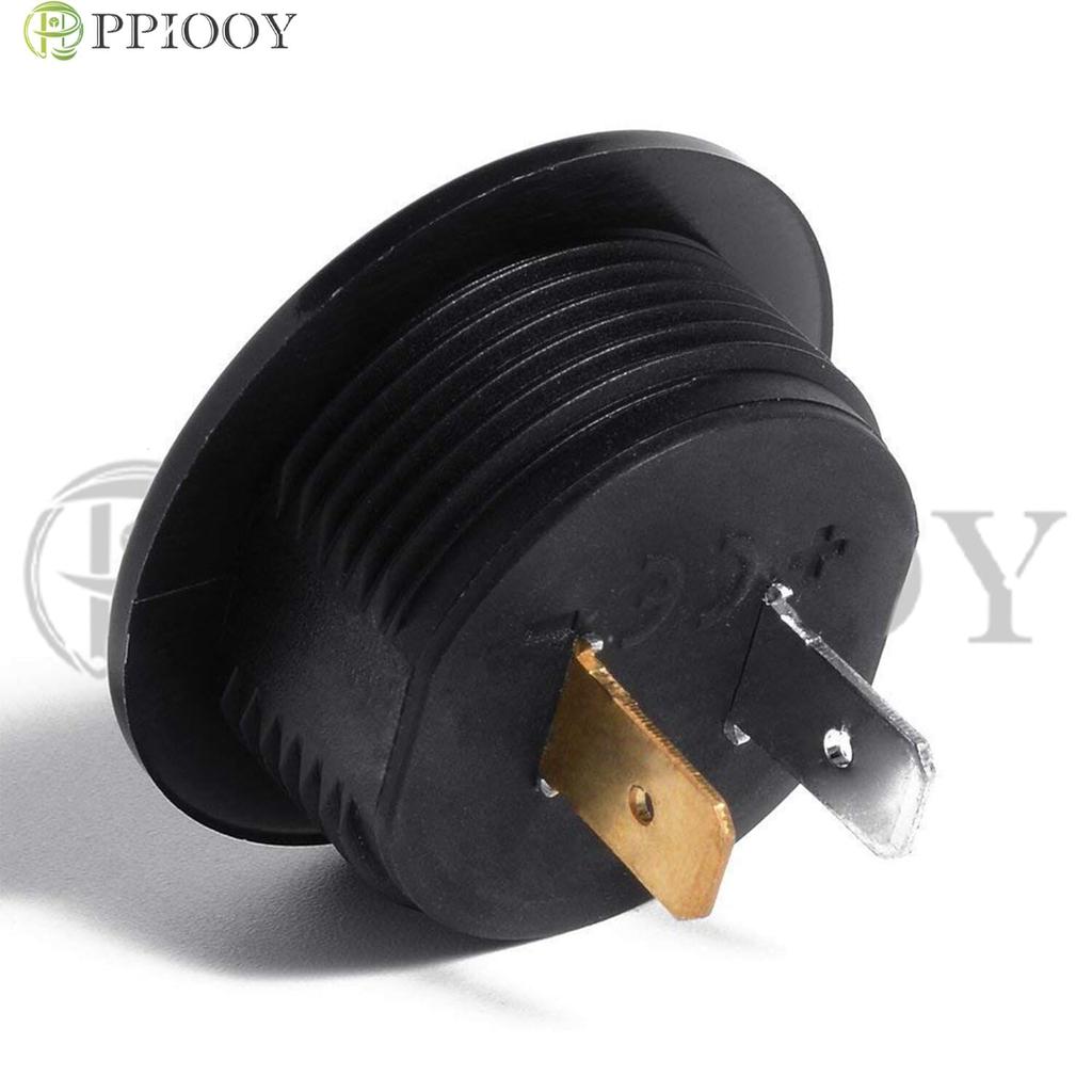 PPIOOY Waterproof Voltmeter for Motorcycle Car Digital Display LED Display