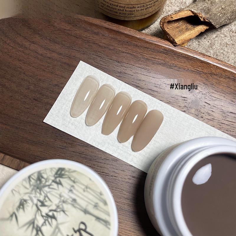 Xiao Ying Nail Art - Big White Jar Nude Translucent Gel Polish Collection