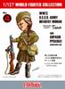 Fine Molds 1/12 World Fighter Collection WWII Soviet Army Female Soldiers Tanya & Shpergin PPSh 1941 Plastic Model Kit, Unpainted, Assembly Kit, FT04