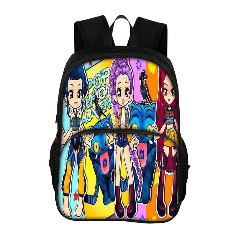 Hunter Witch Group Kpop Backpack With Breathable Polyester Durable Material For School Students