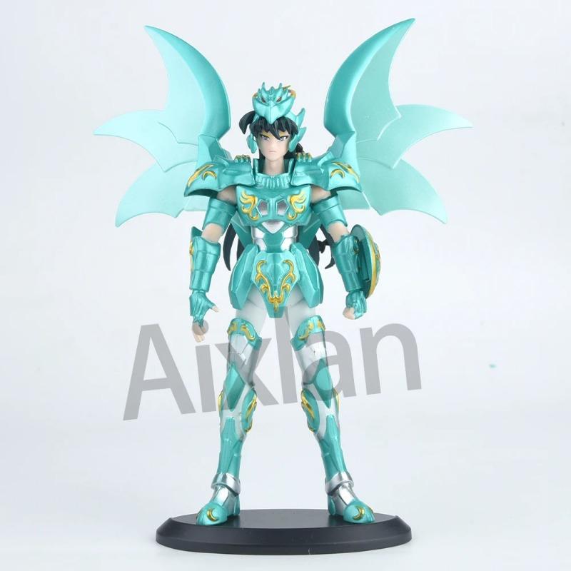 5PCS 19CM Aixlan Saint Seiya Figure God Tenma Hyoga Action Amine Toy Birthday Gift Ollectible Figurine SET PVC Poseable Articulated Scale Detailed