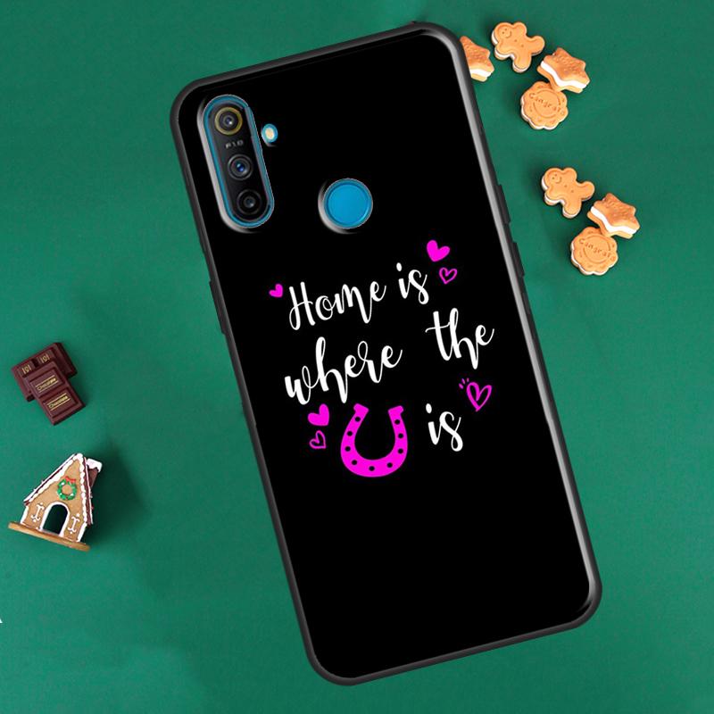 Casa è dove c'è il cavallo Per OPPO Realme 8 Pro 8i 9i GT Neo2 Master C21 Custodia Per OnePlus 10 9 Pro Nord2 8T 9R Coque