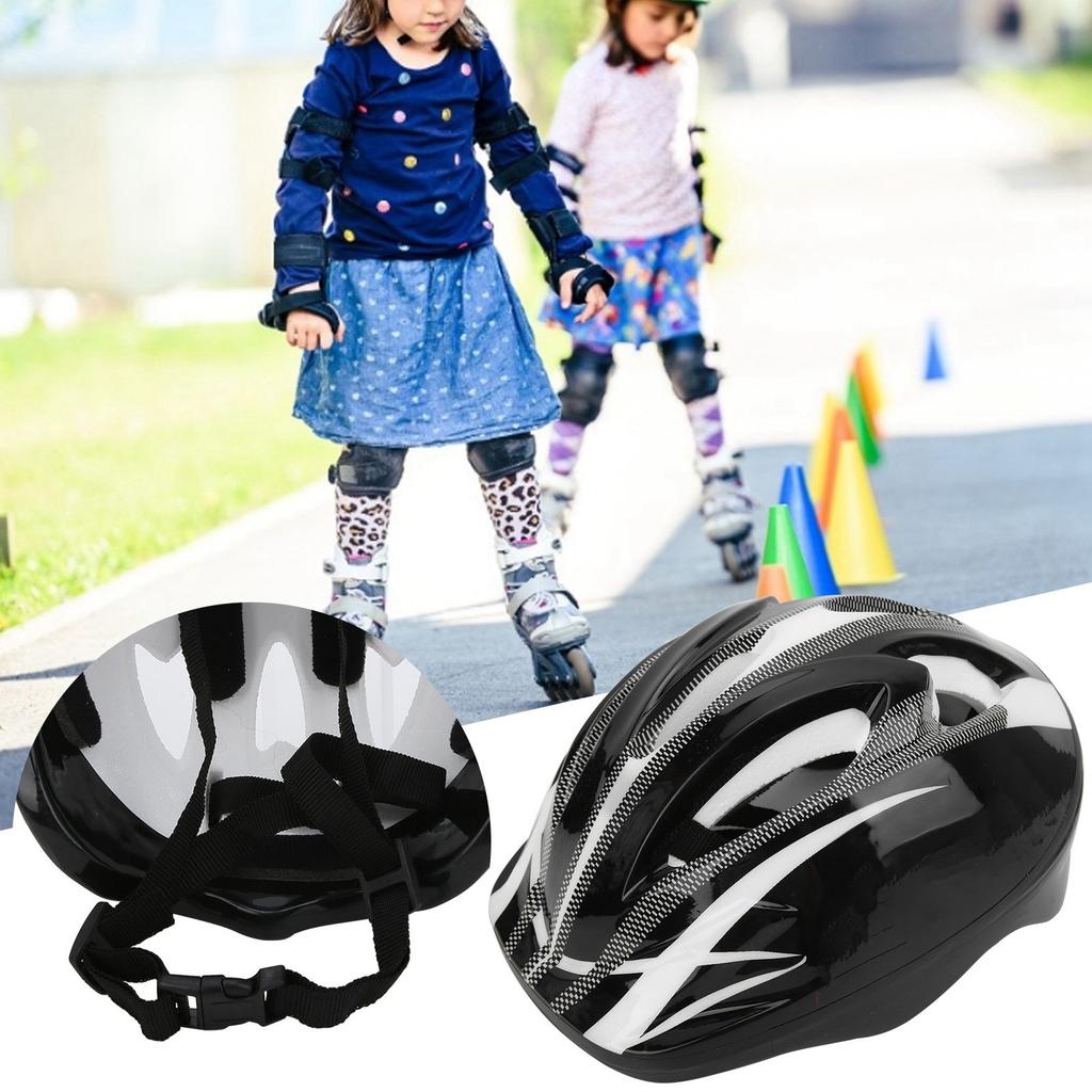 Professional Children Skateboarding Helmet Kid Skating Multi Sport Helmet(Blue )