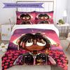 3pcs Juice WRLD Bedding Set Duvet Cover Closure Includes 1 Duvet Cover & 2 Pillowcases, Soft and Comfortable for All Seasons.