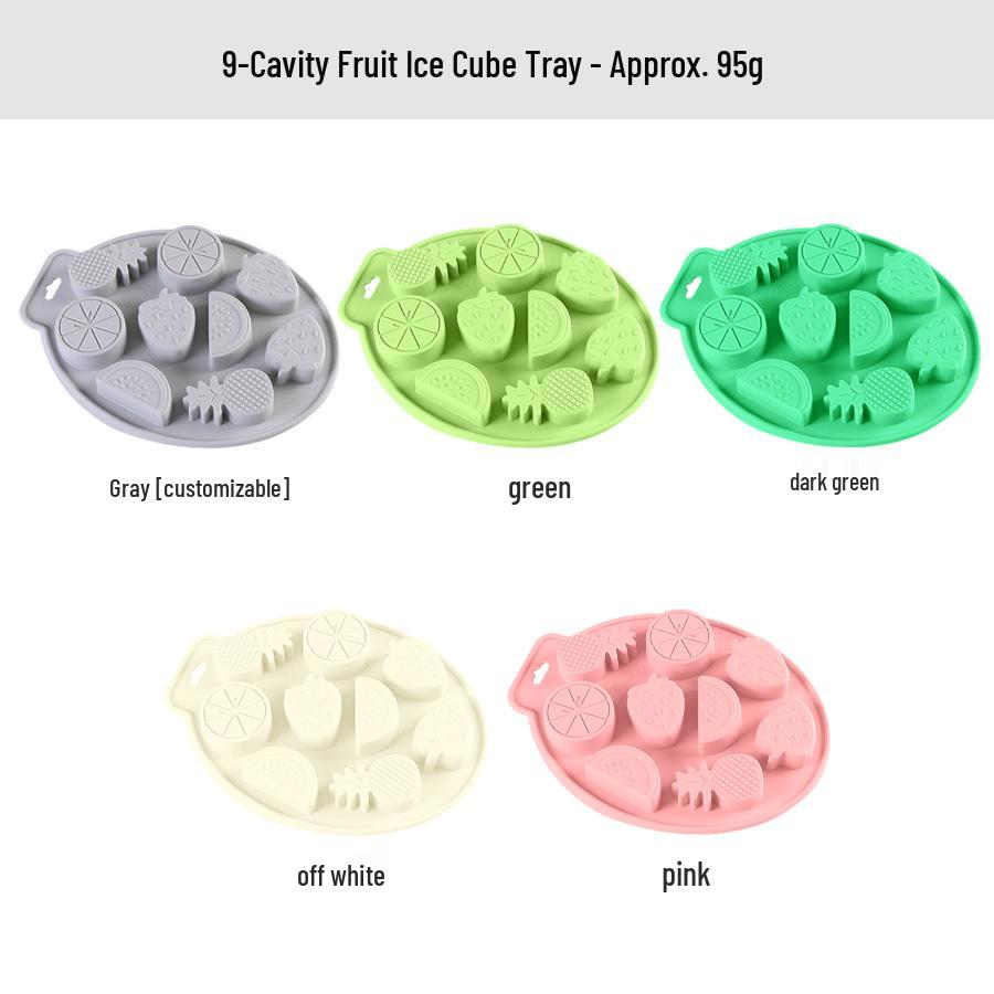 DIY Siliconen IJsblokjesvorm met Fruitvormen: Aardbei, Watermeloen, Ananas