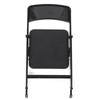 Black Painted Metal Folding Chair 1:6 Scale Dolls House Miniature Accessories