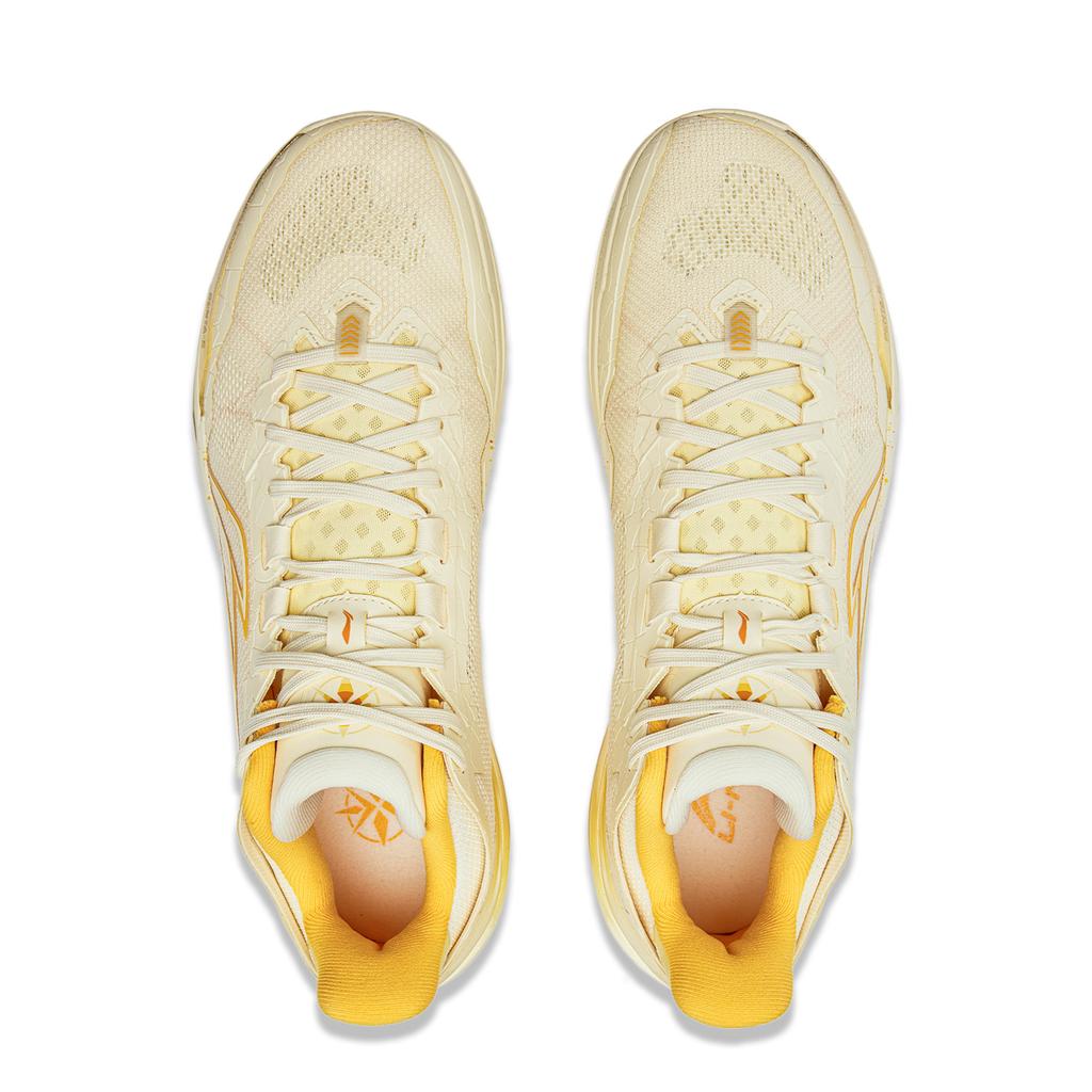 Li Ning Blade 6 Basketball Shoes Men's Low Top Custard Yellow ABAV063-11