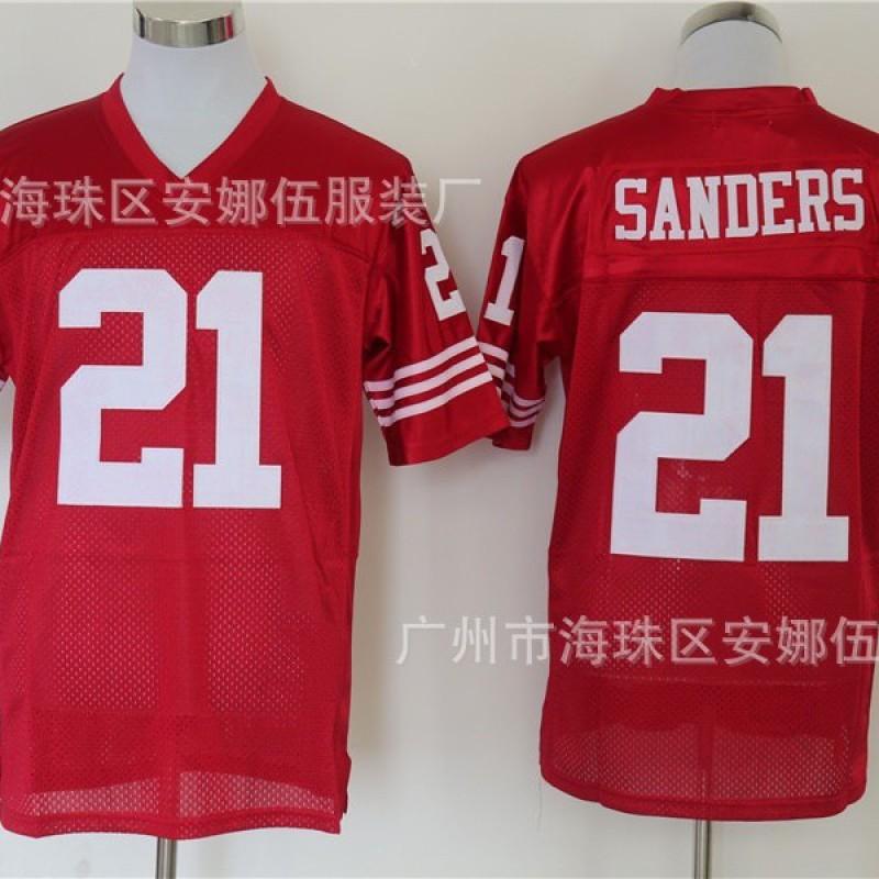San Francisco 49ers Retro Football Jersey Embroidered Mens Womens Sports Uniform 80 87 21 Number